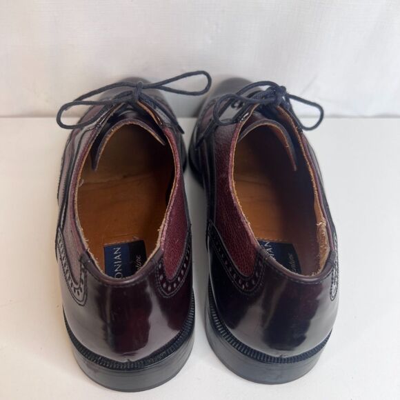Bostonian Florentine Oxford Wingtip Brogue Dress Shoe Size 8.5 Made in Italy - Picture 4 of 13